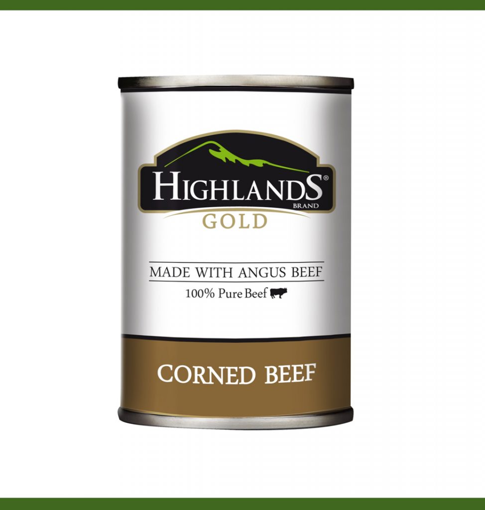 Highlands Gold Corned Beef(EO) 150g – Marina Sales Inc.